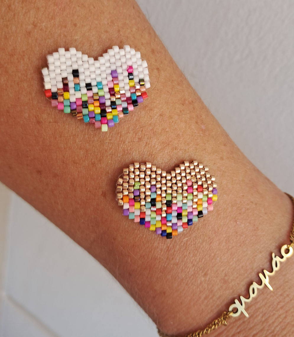 Miyuki Melting Heart Necklace🤎🫠