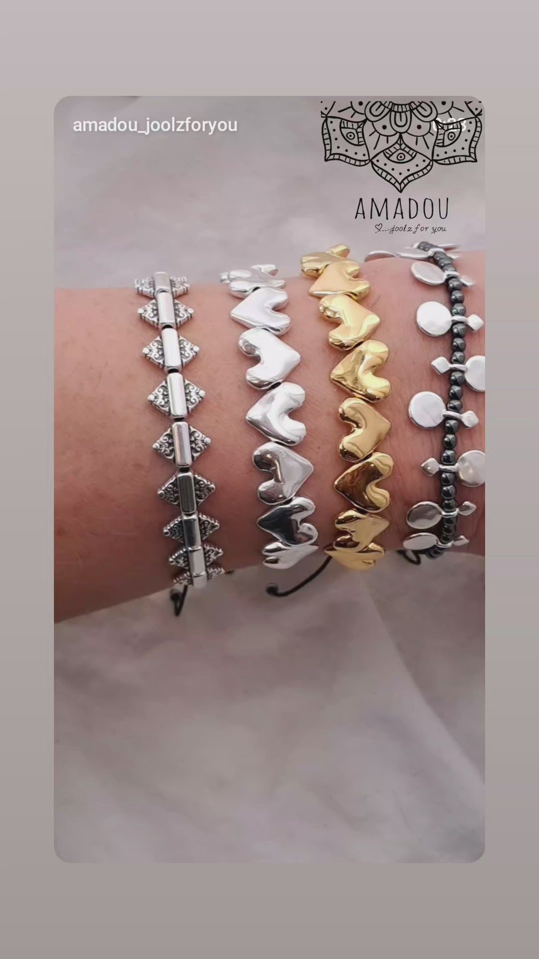 Spikes, hearts and circles