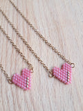 Miyuki Heart Necklace
