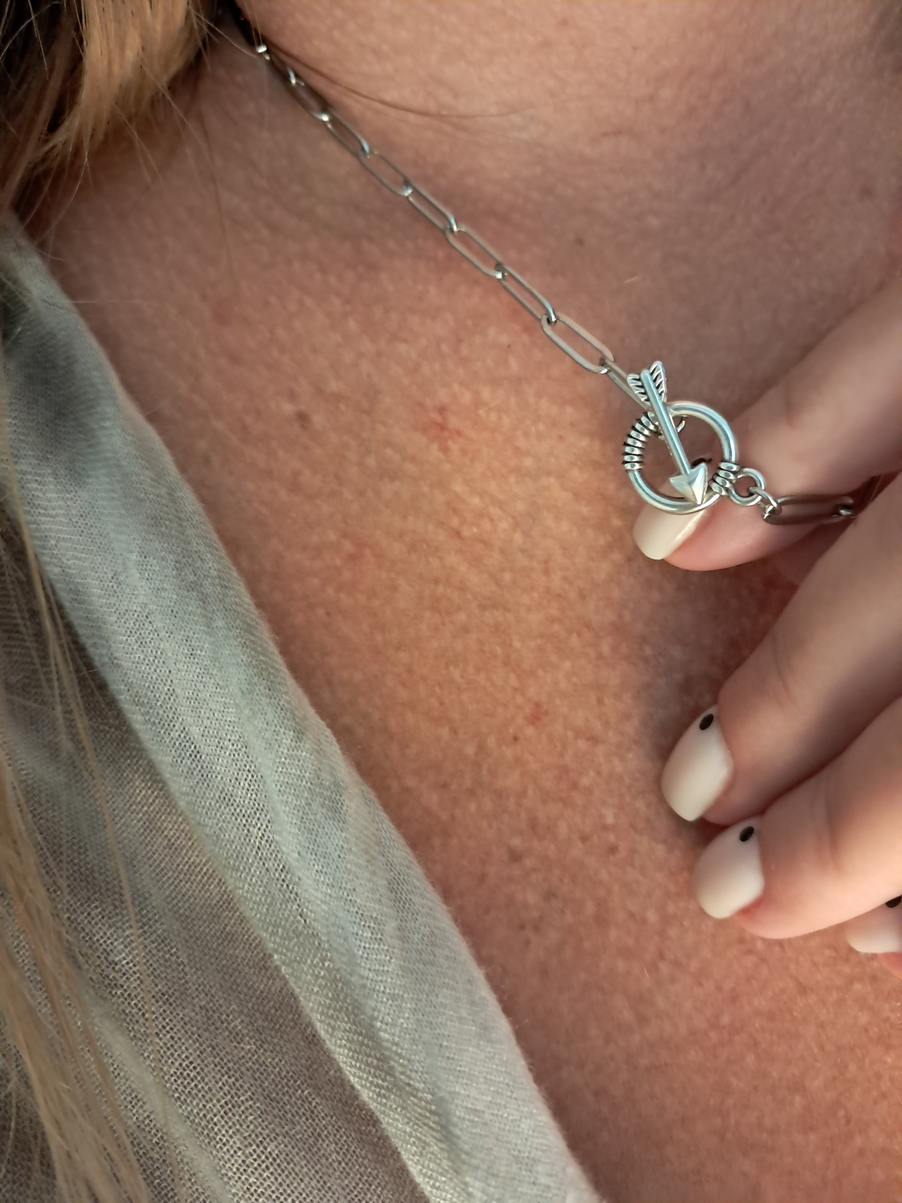 Boho Charm Necklace – Heart, Eye & Flower