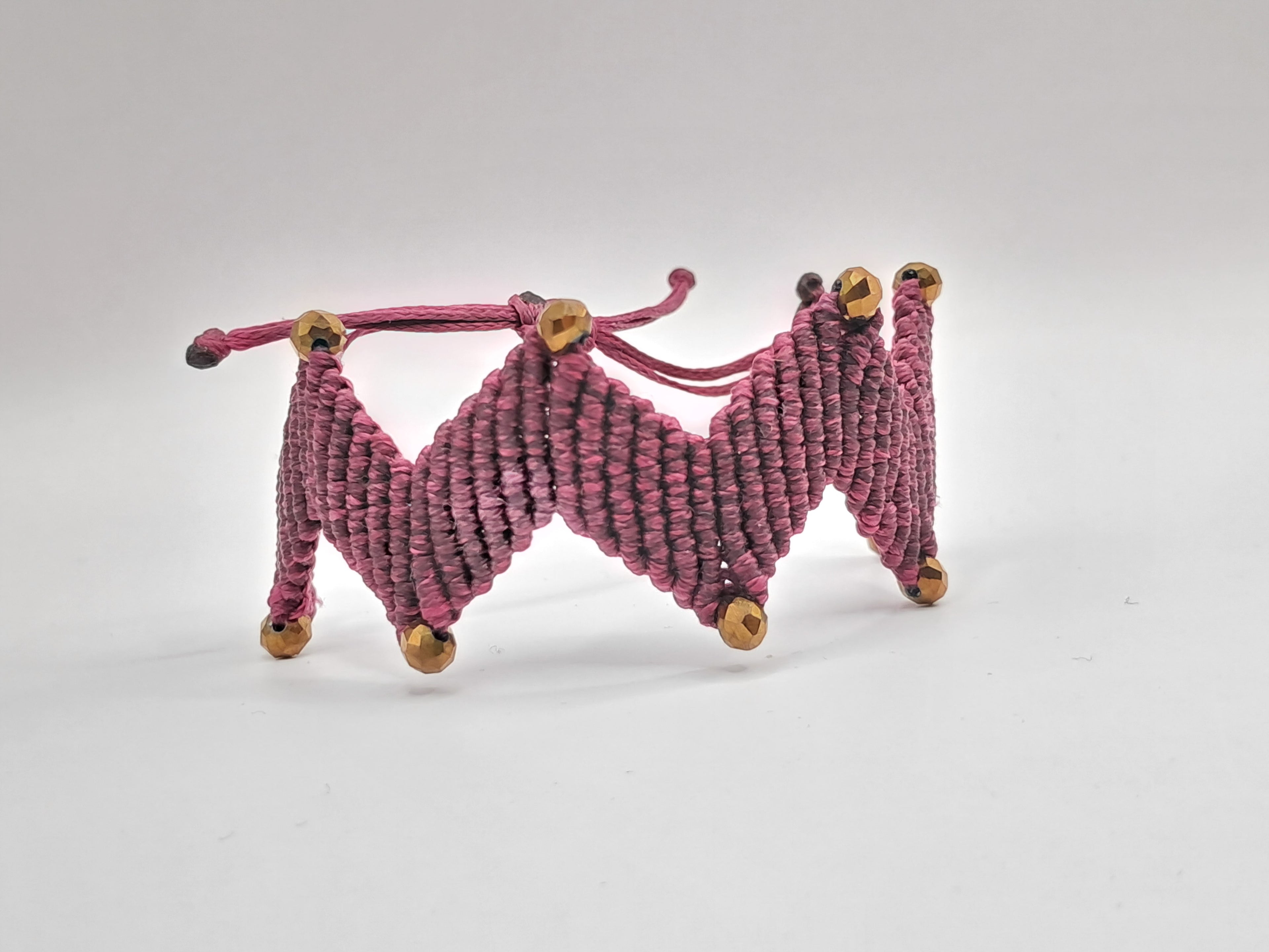 Zig Zag Macrame Bracelet